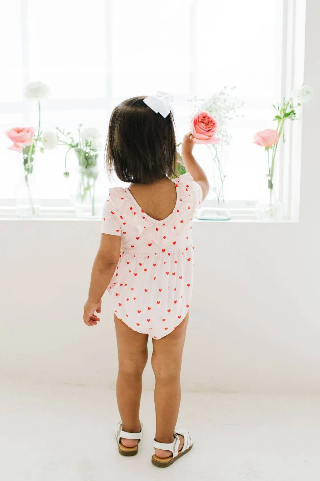 Harlow Romper in Sweetheart