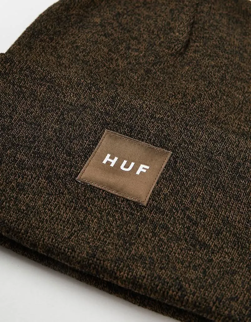 HUF Melange Box Logo Beanie - Bison