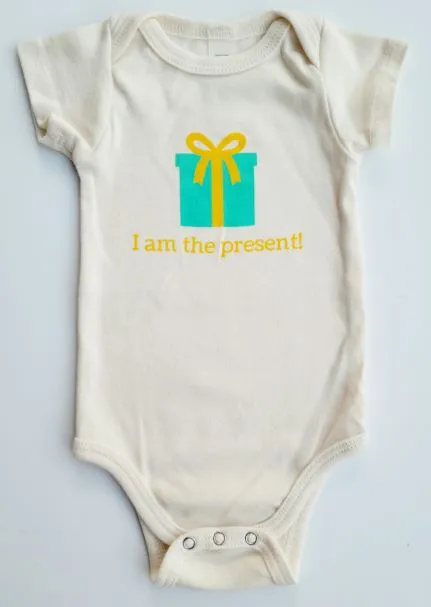 I Am The Present Short Sleeve Romper