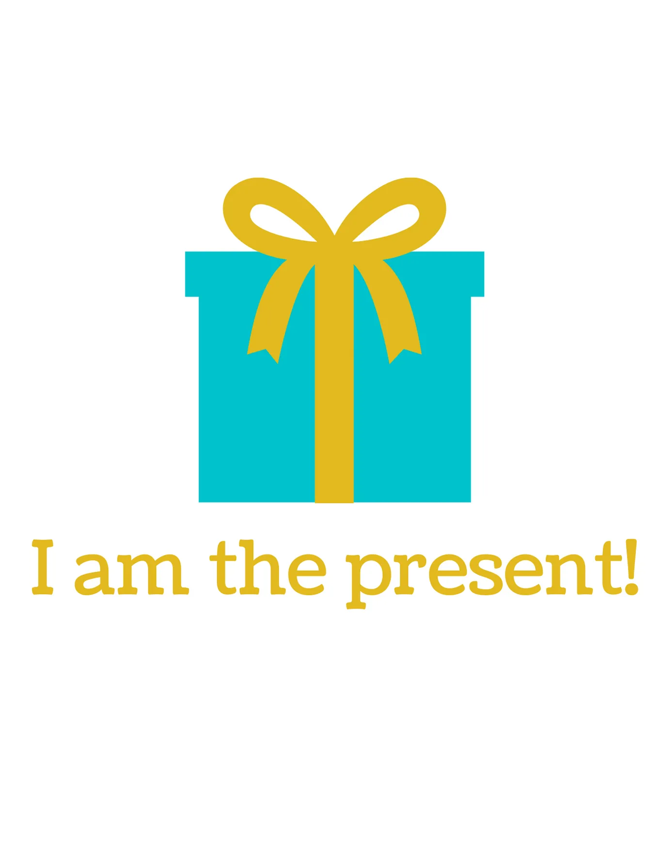 I Am The Present Short Sleeve Romper