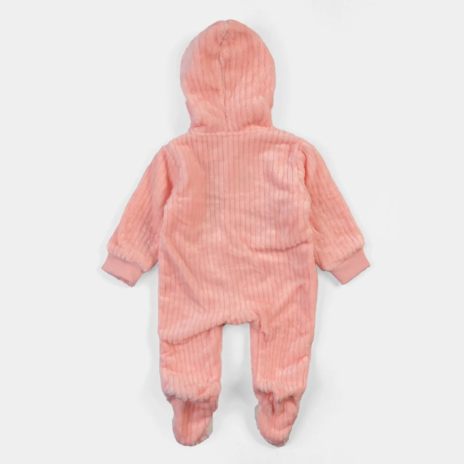 Infant Boys Knitted Fine day Romper - Light Peach