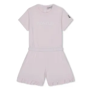 Infants Moncler Pink Logo Romper