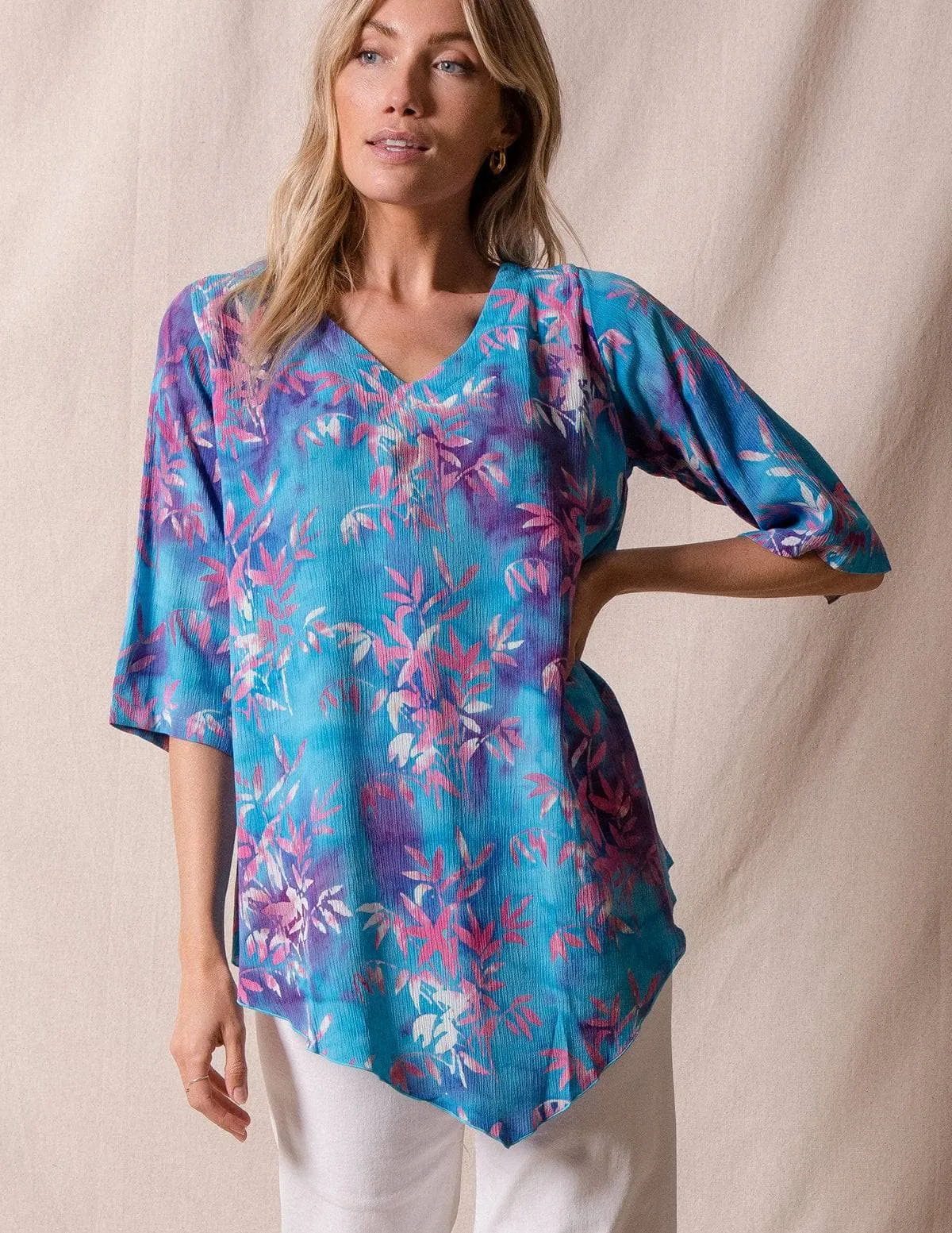 Island Batik Tunic - Orchid - Medium and XL Only