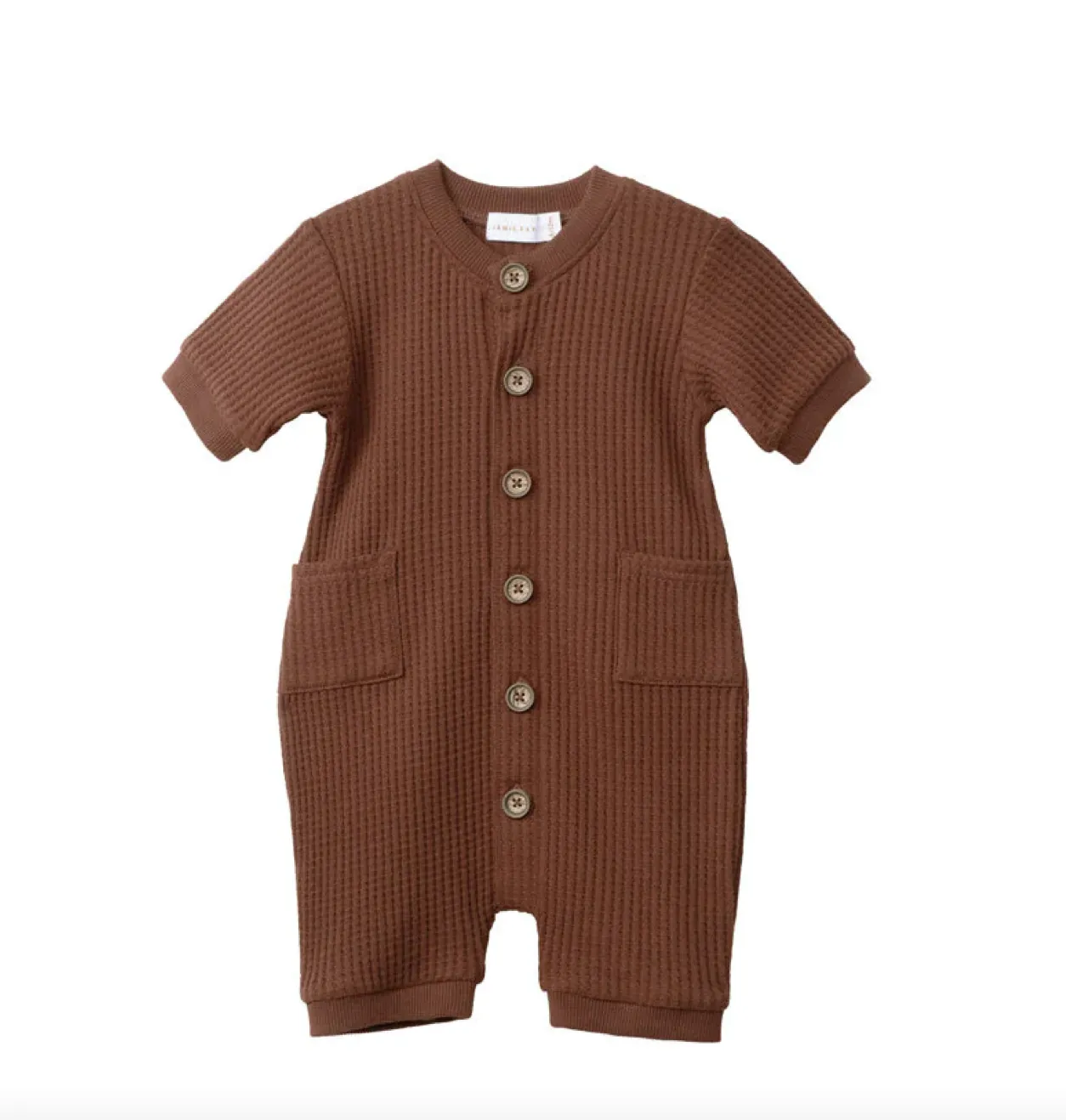 JAMIE KAY - Organic Cotton Waffle Logan Onepiece | Cherry