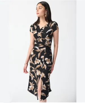 Joseph Ribkoff floral print wrap dress