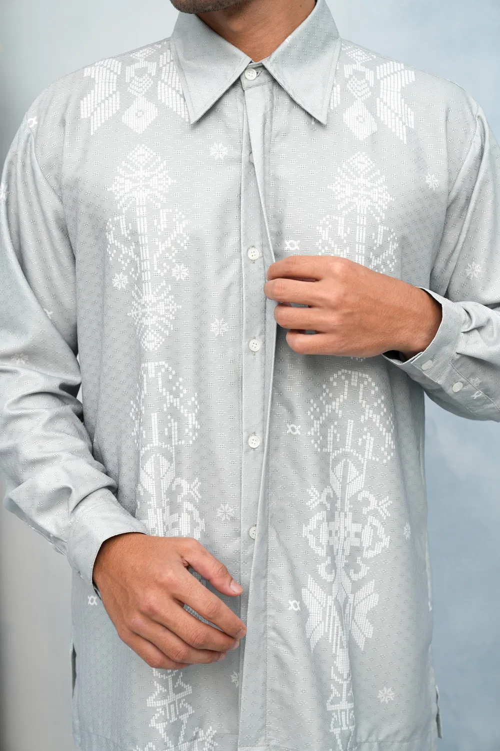 Lingga Long Shirt Men (Minor) Perak