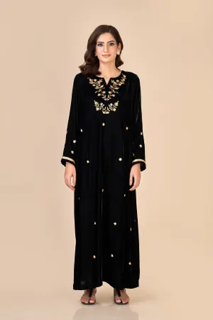 LONG DRESS (EMBROIDERED) W24-F40