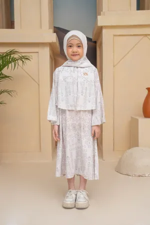 Malqaf Dress Girl (Minor) Snowy Pearl