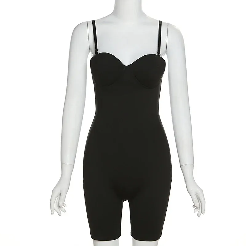 MB FASHION Seamless Romper with Built-in Bra 8146R