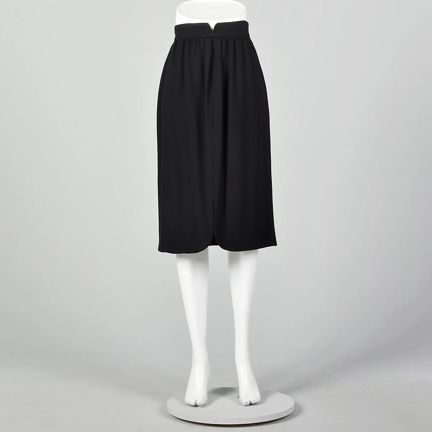 Medium 1980s Black Pencil Skirt