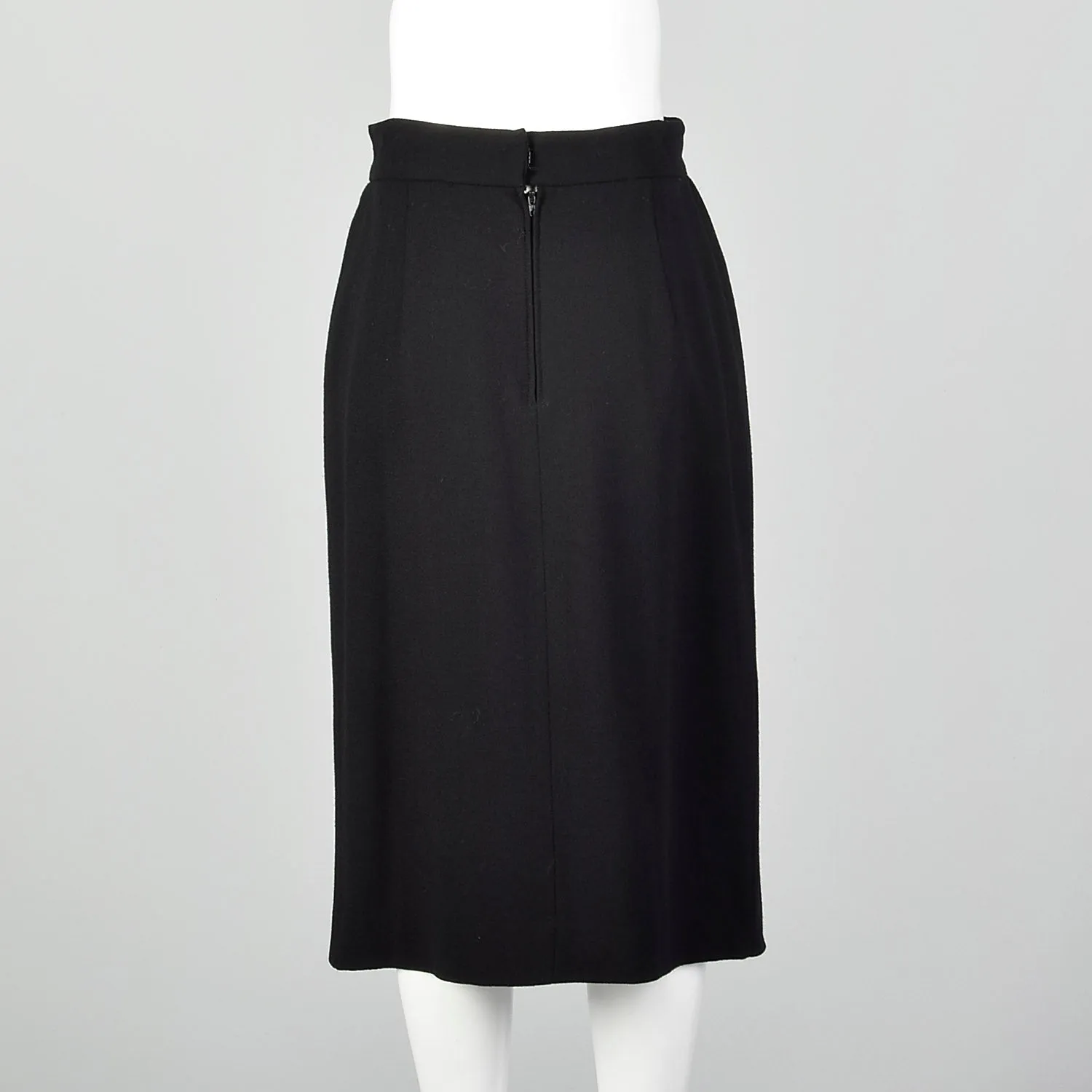 Medium 1980s Black Pencil Skirt