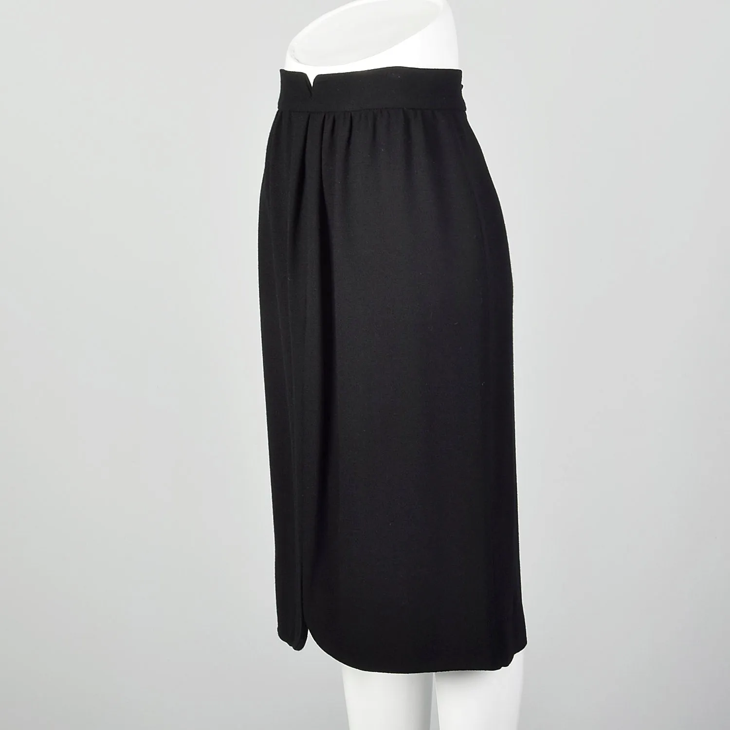 Medium 1980s Black Pencil Skirt