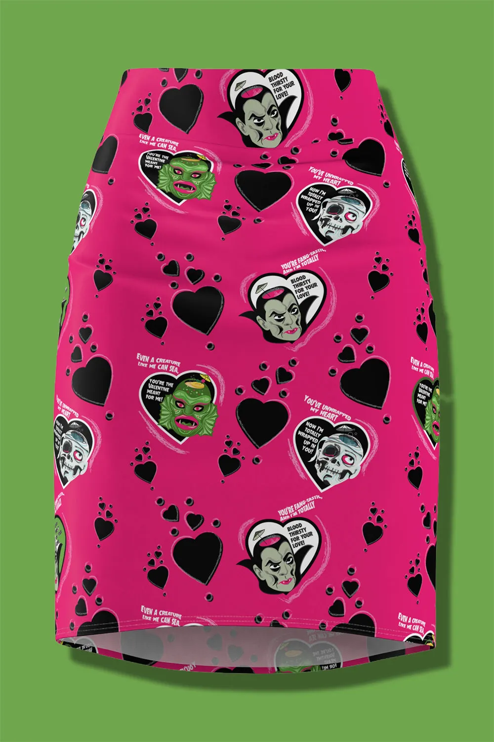 Monster Love Pencil Skirt