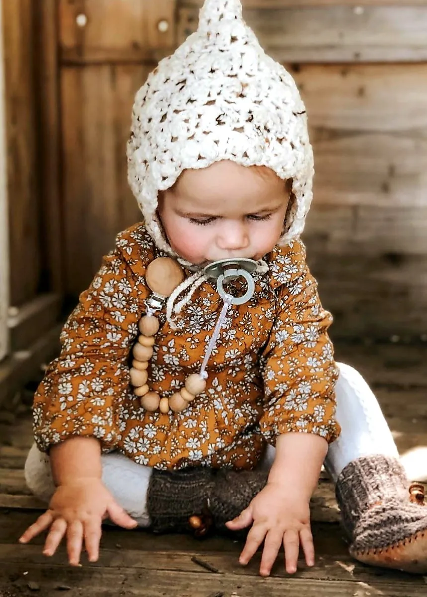 Mustard Floral Balloon Romper #100037