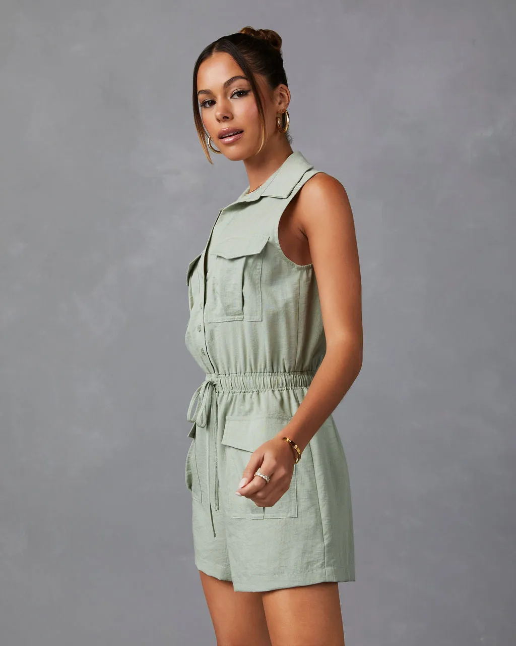 Naida Pocketed Romper