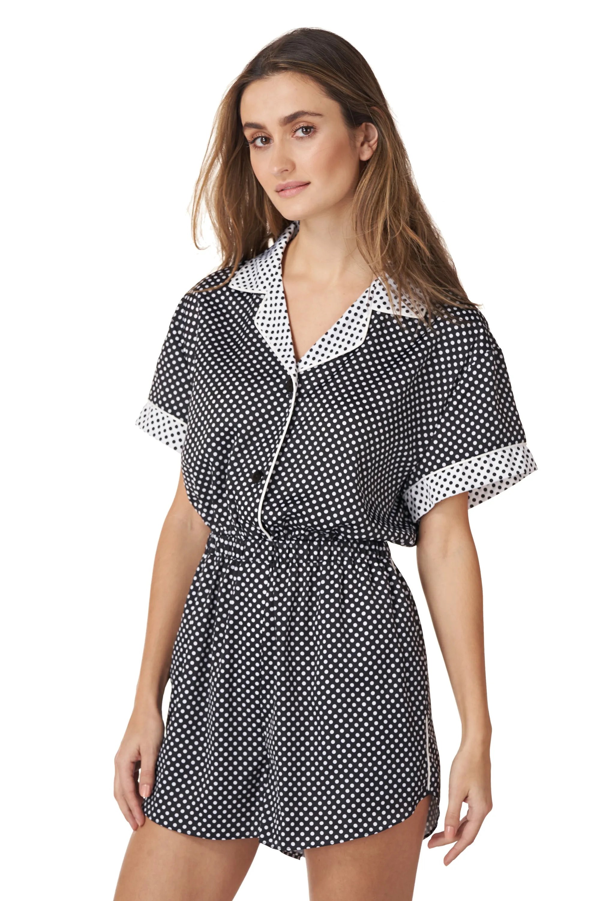 Nevaeh Romper Polka Dot