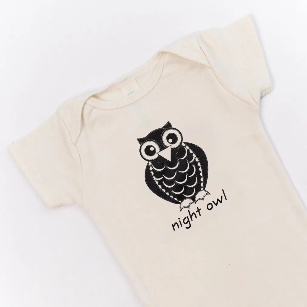 Night Owl Short Sleeve Romper