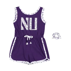 Northwestern Wildcats Toddler Purple Romper