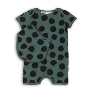 Oliver Polka Dots Organic Romper