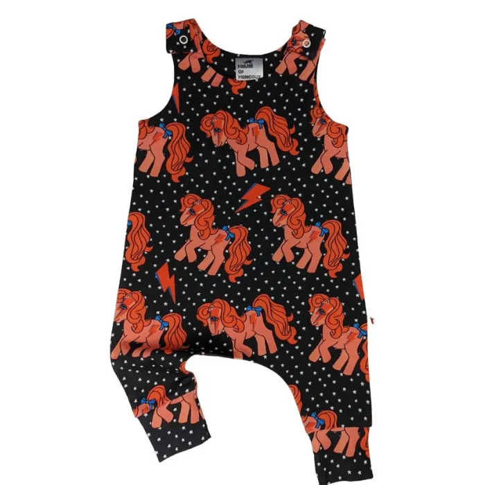 Organic Baby Romper - Bowie Pony