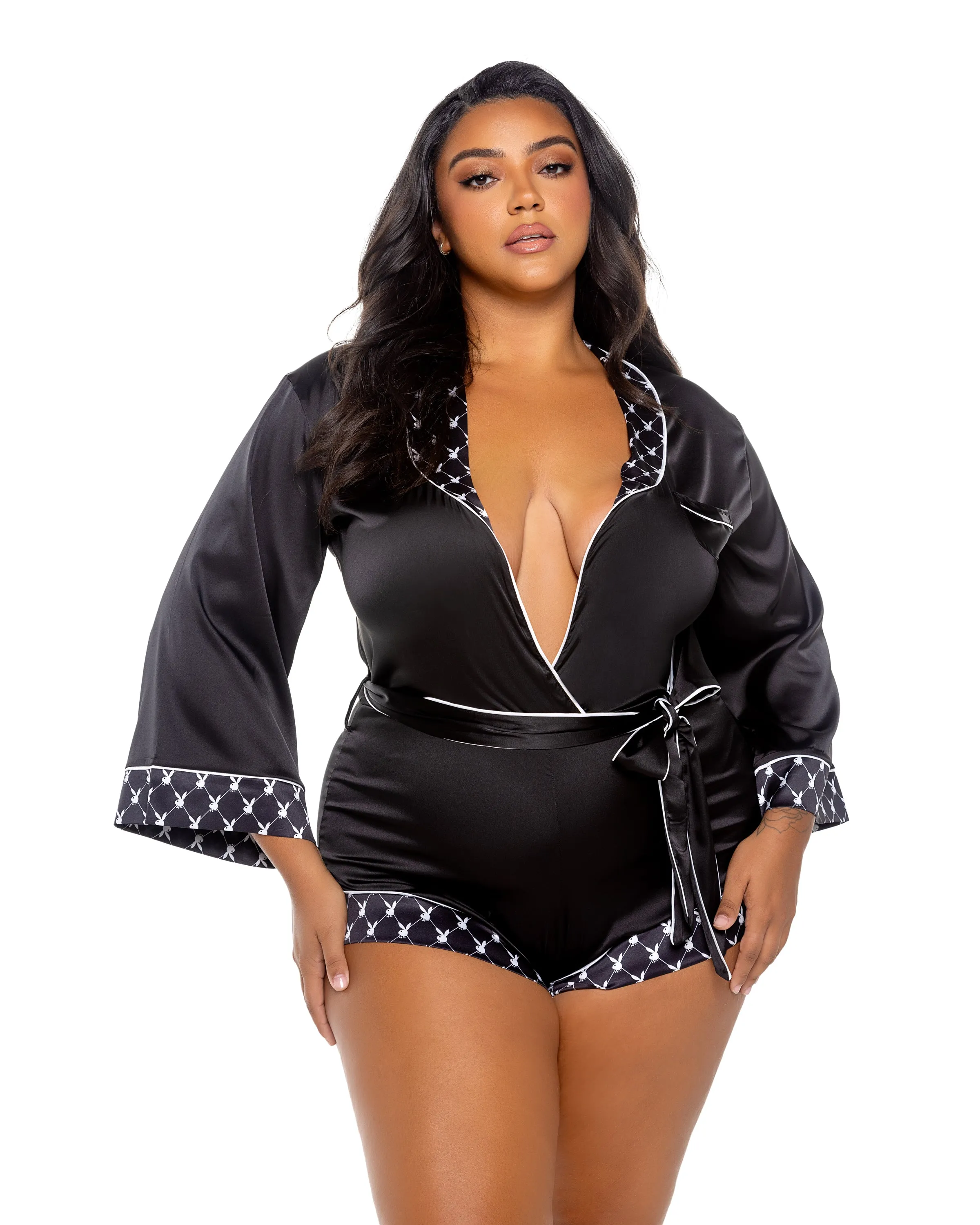 PBLI151 - Playboy Bunny Smoke Lounge Romper