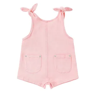 Pink Chino Romper