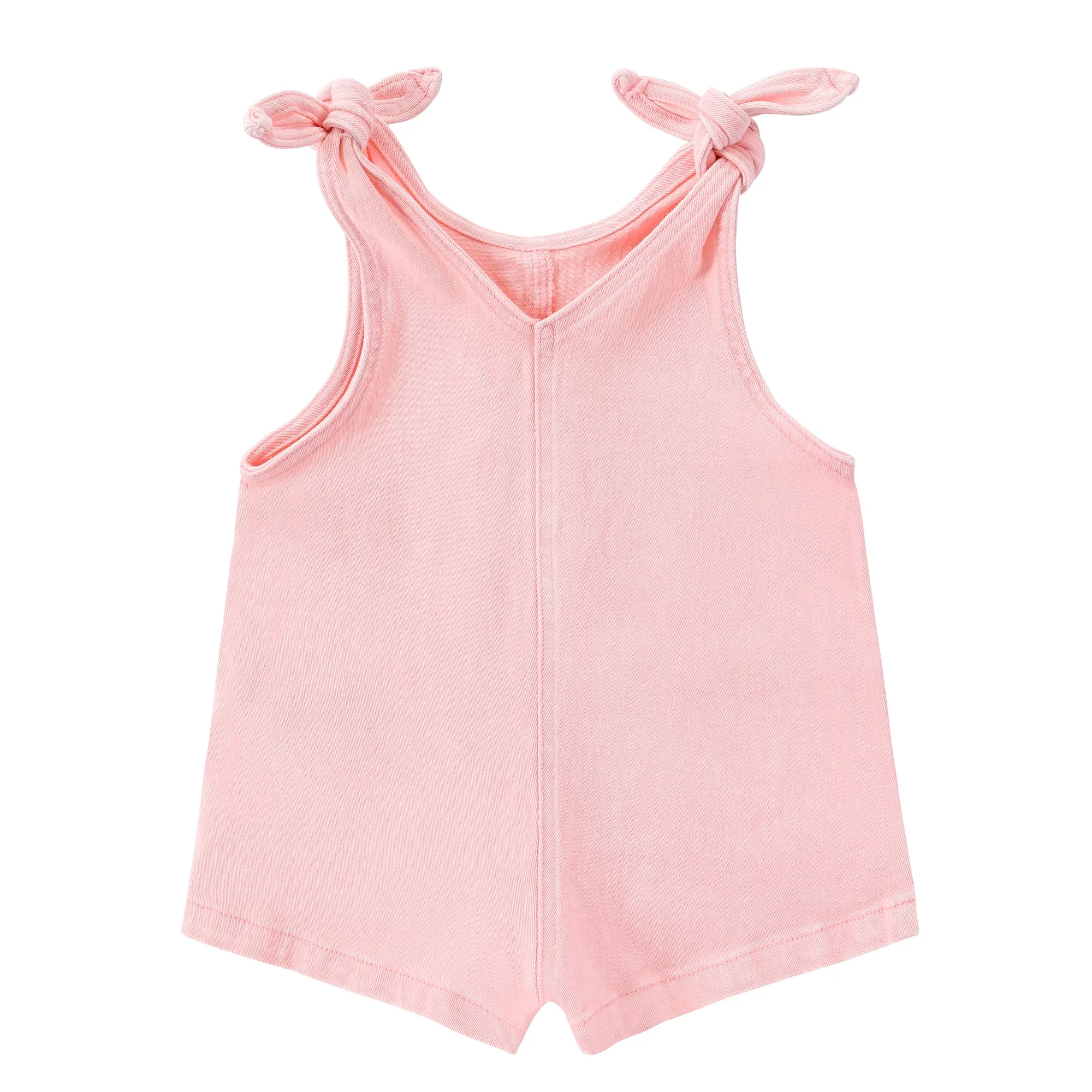 Pink Chino Romper