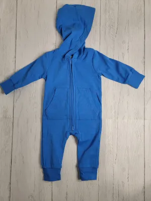 PJ Day Zip Up Hooded Romper