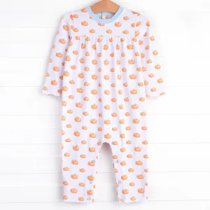 Plenty Pumpkins Romper, Blue