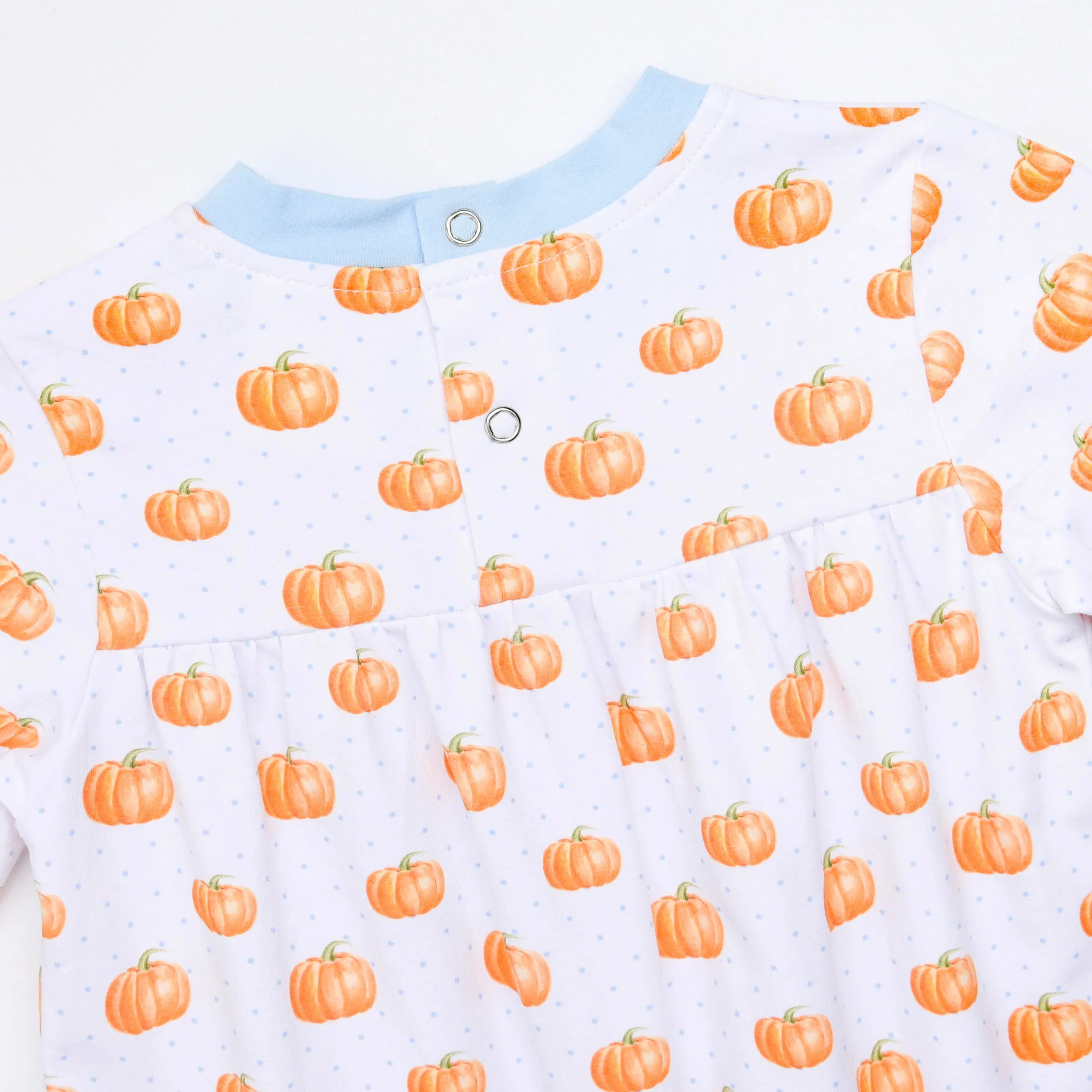 Plenty Pumpkins Romper, Blue