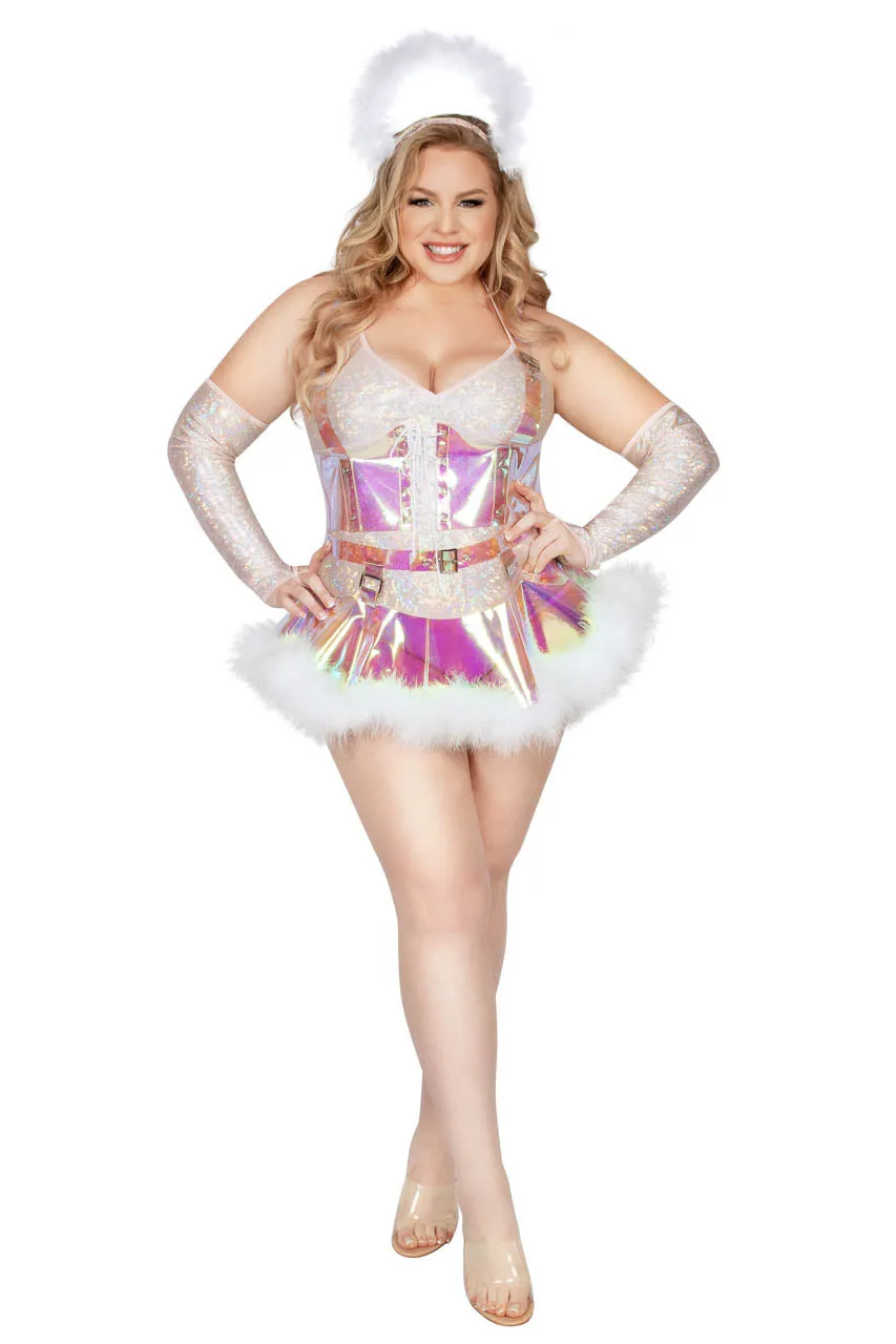 Plus Size Rave Angel Costume