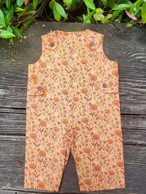 Poppies & Bees Baby Romper