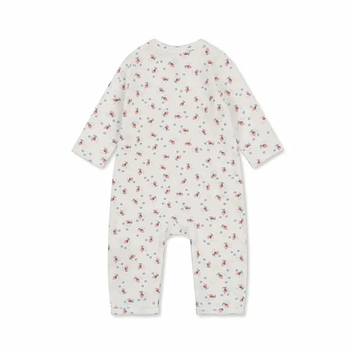 Pure Cotton Floral Baby Romper || Petite Garden Whispers