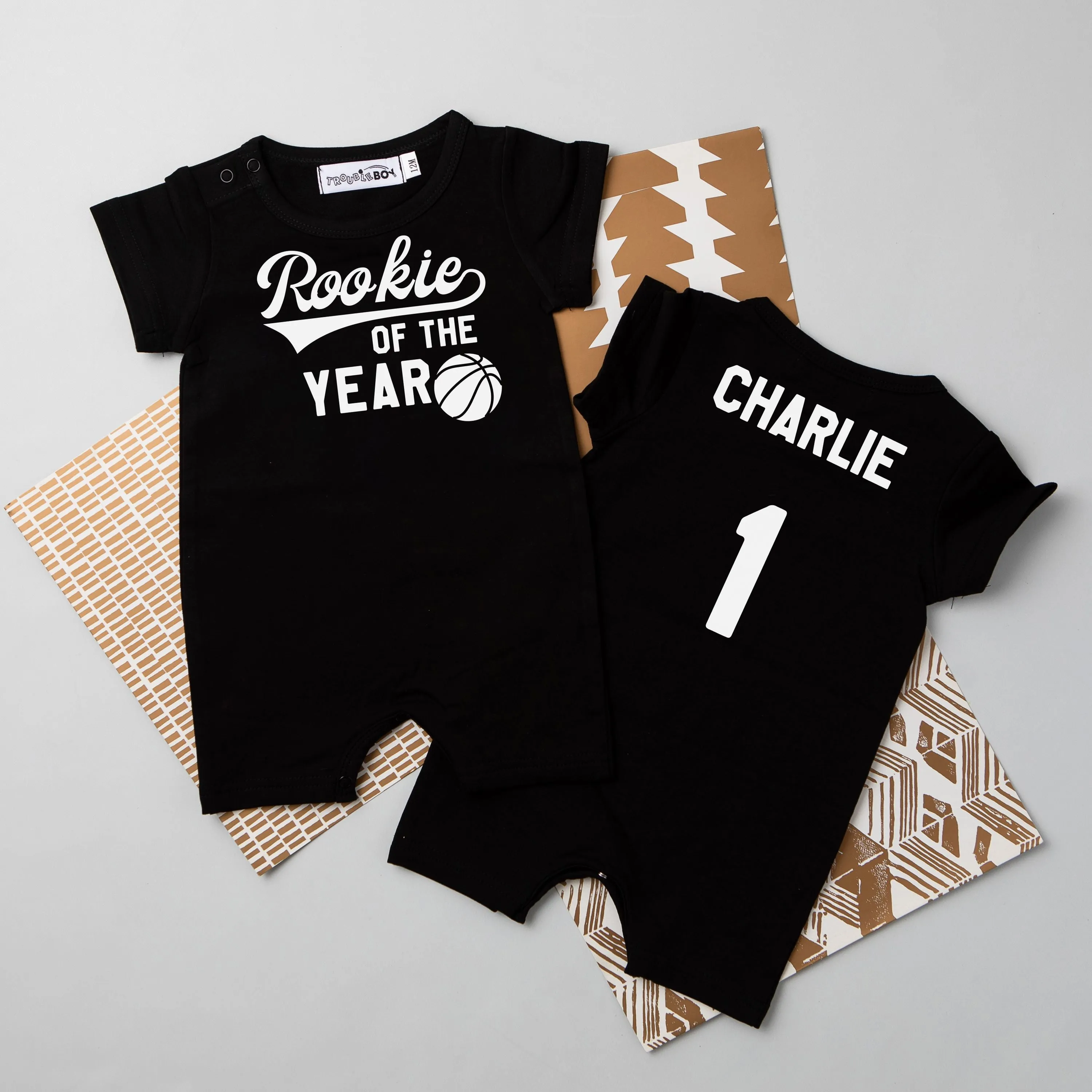 "Rookie of the Year" Basketball Slim Fit Shorts Romper