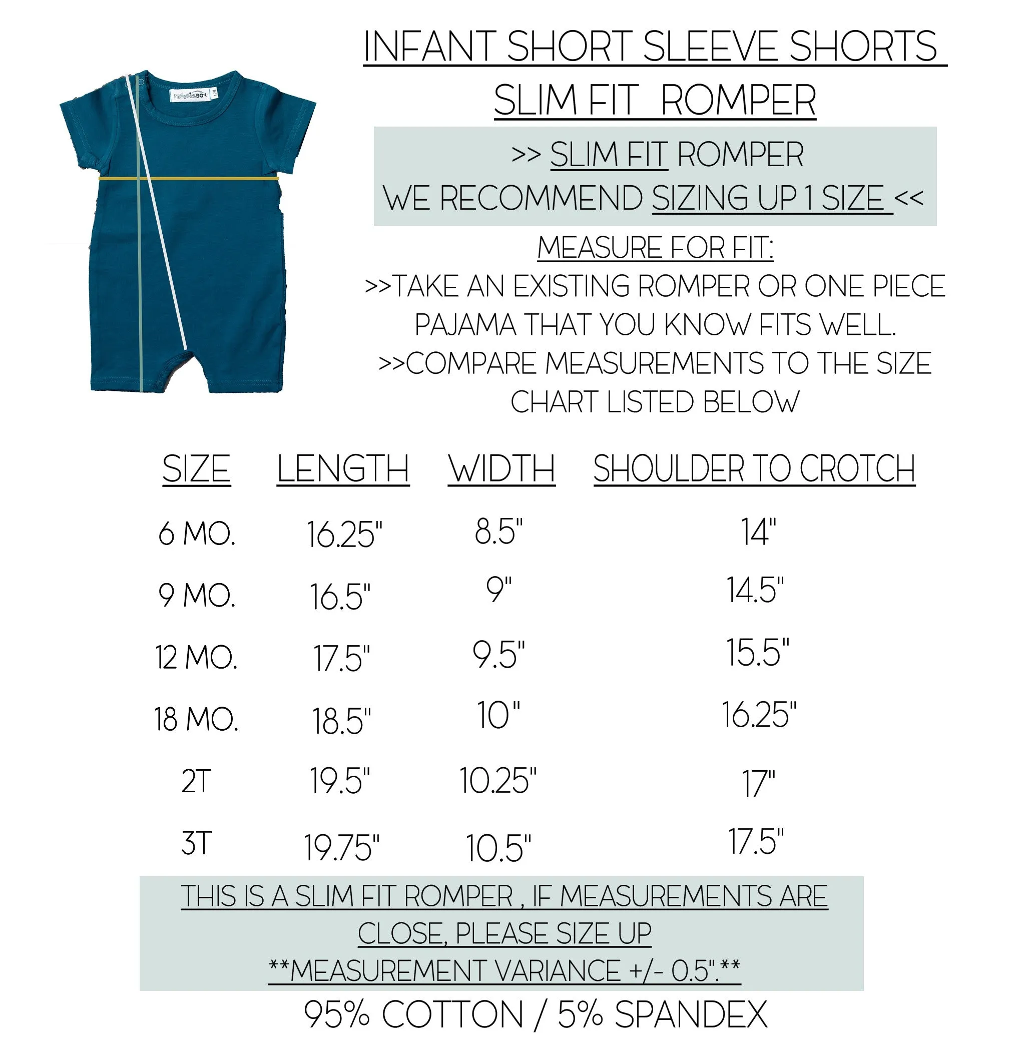 "Rookie of the Year" Slim Fit Shorts Romper