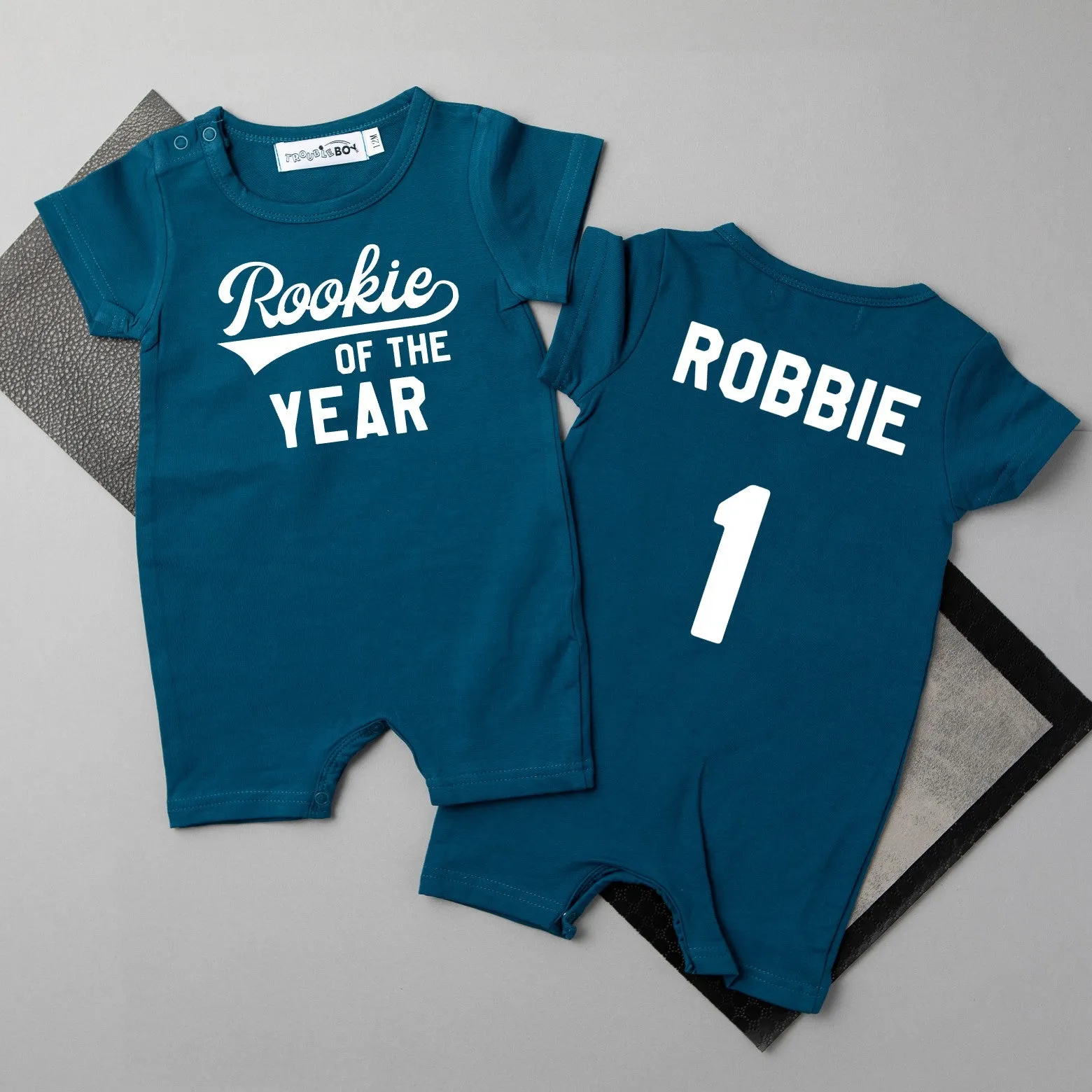 "Rookie of the Year" Slim Fit Shorts Romper