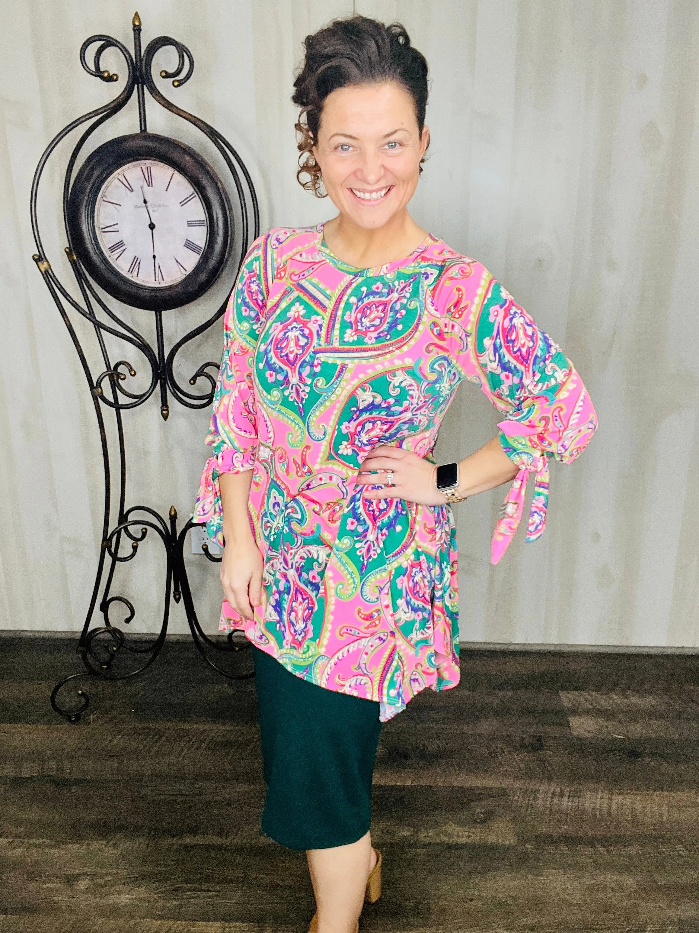 Rebekah Paisley Tunic