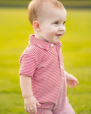 Rhett Romper - Red