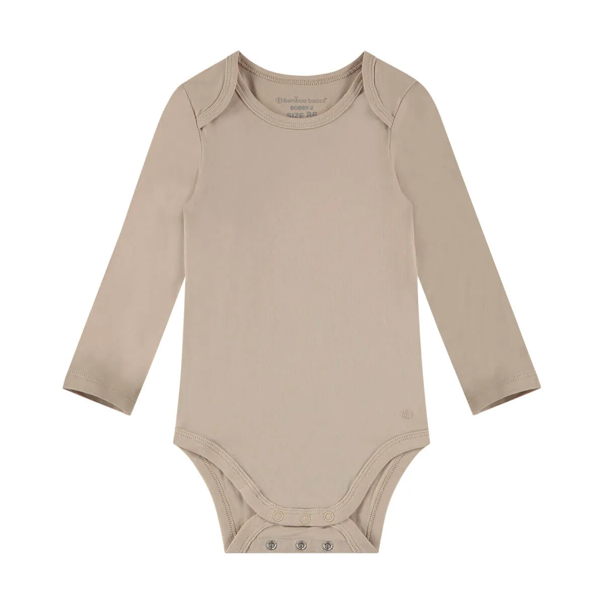 Romper BOBBY lange mouw (3-pack) - Beige, Groen & Roze