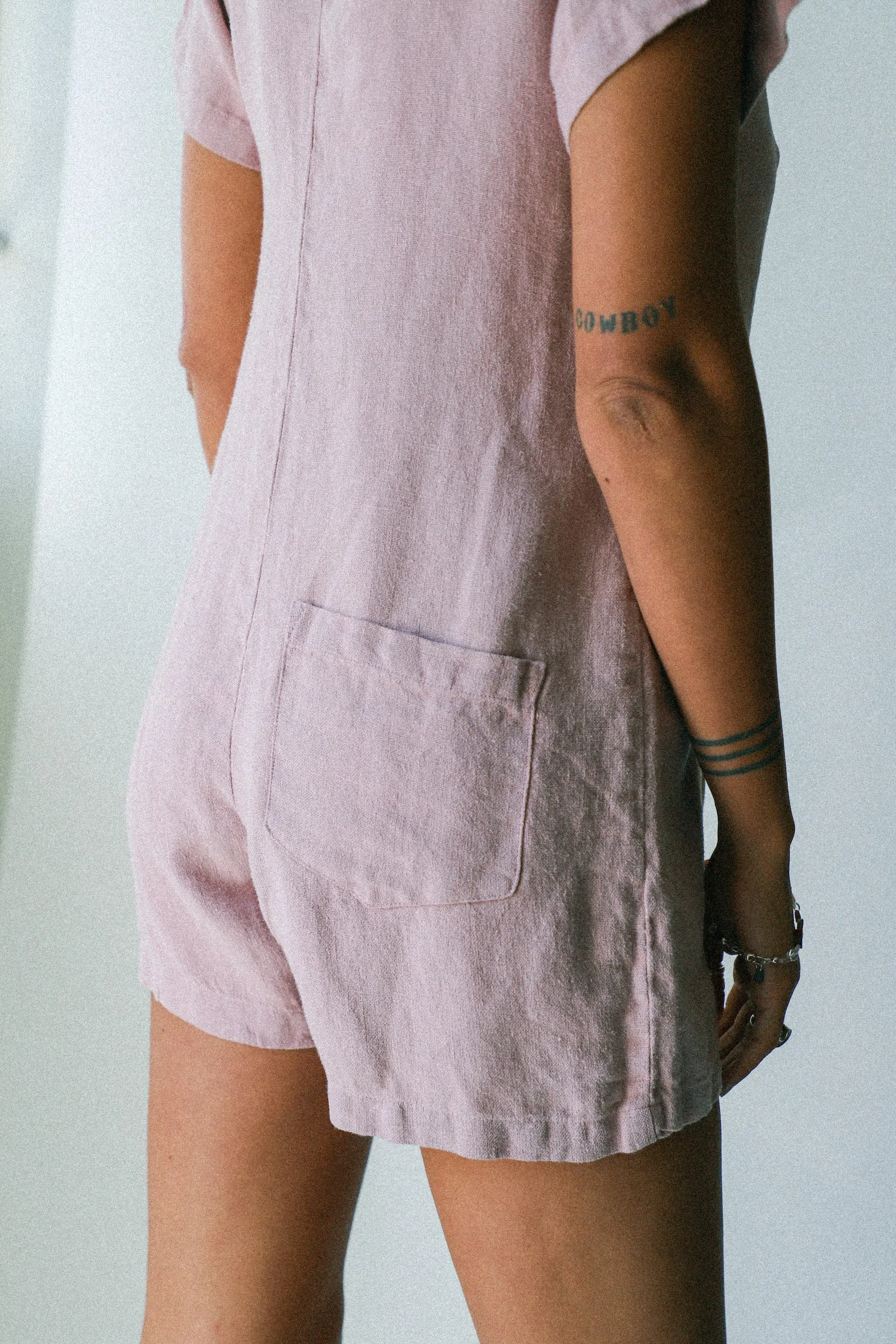 Rose Quartz Stillwater Polo Romper