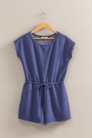 Sadie - A Short Sleeve Front Pocket Romper