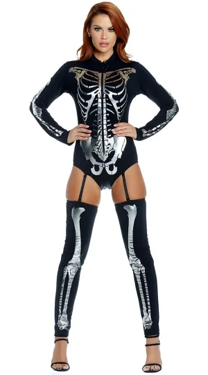 Seductive Skeleton Costume