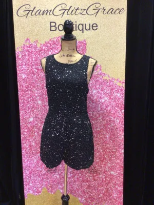 Sequin Sleeveless Romper