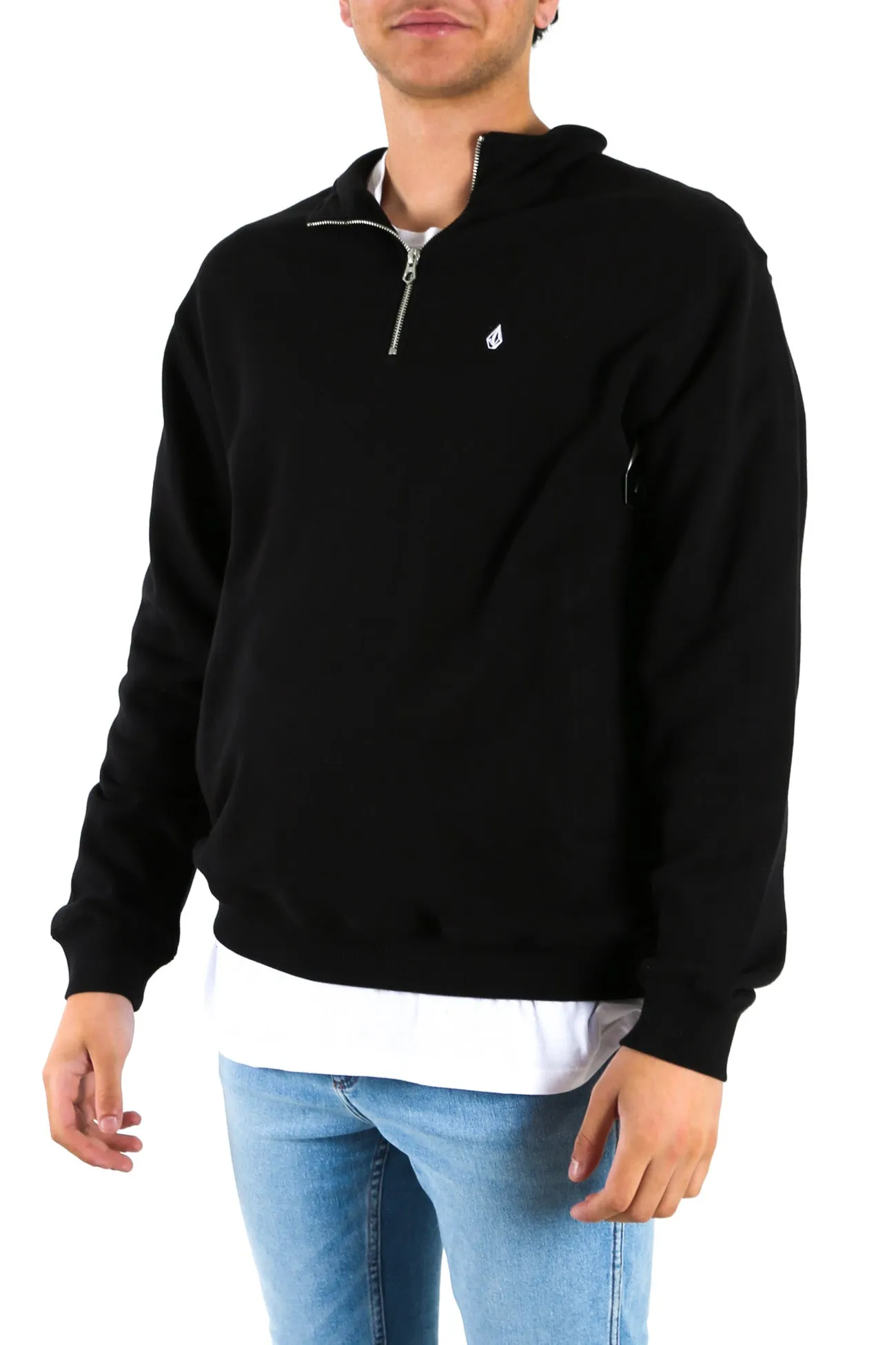 Serum Quarter Zip Black