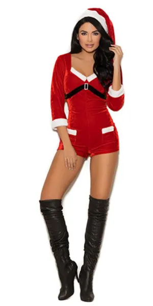 Sexy Happy Holidays Santa Romper Costume