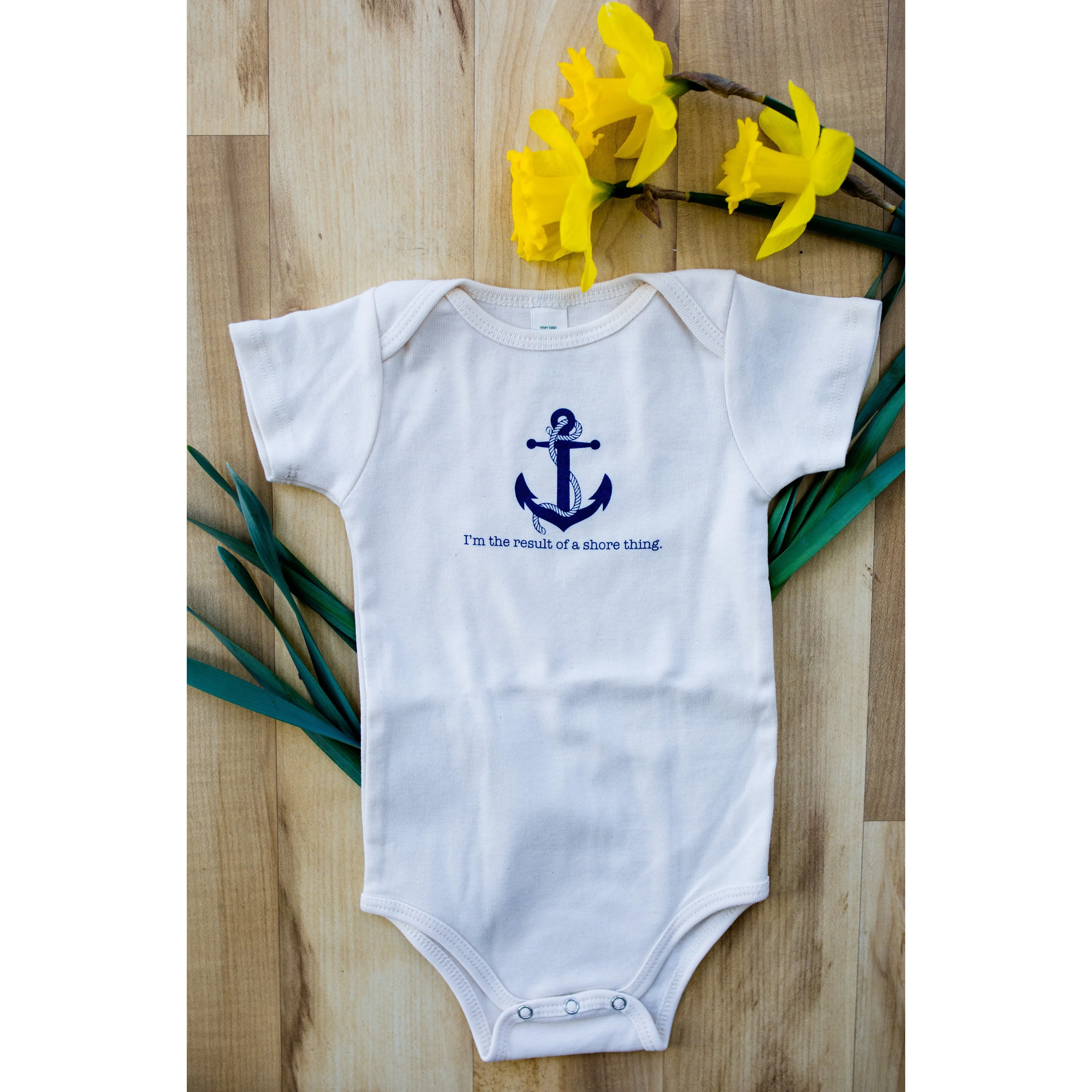 Shore Thing Nautical Short Sleeve Romper