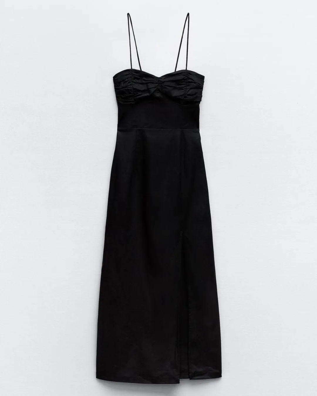 SLIT DRESS - 100% COTTON