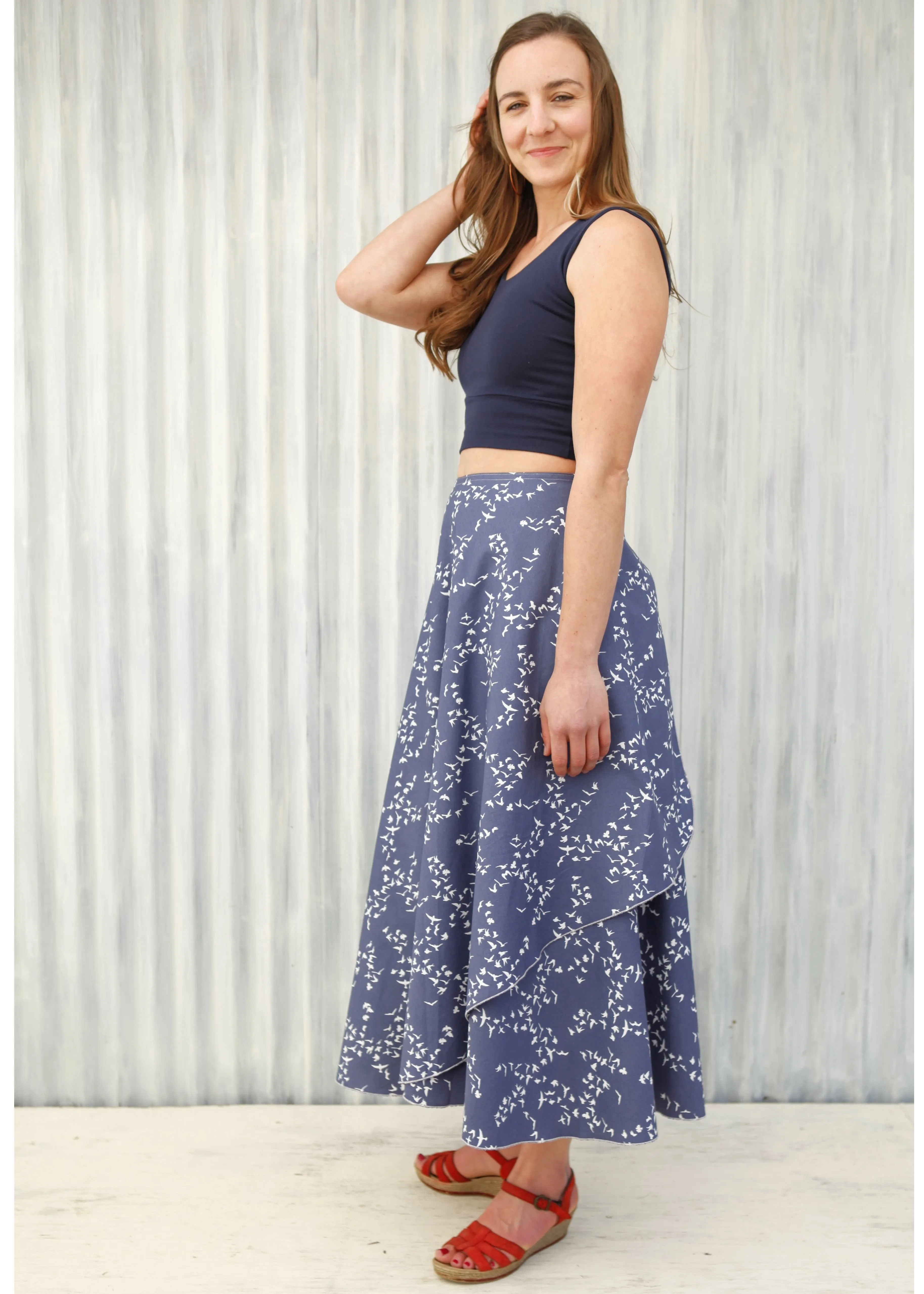 Sparrow Wrap Skirt (Custom Made)