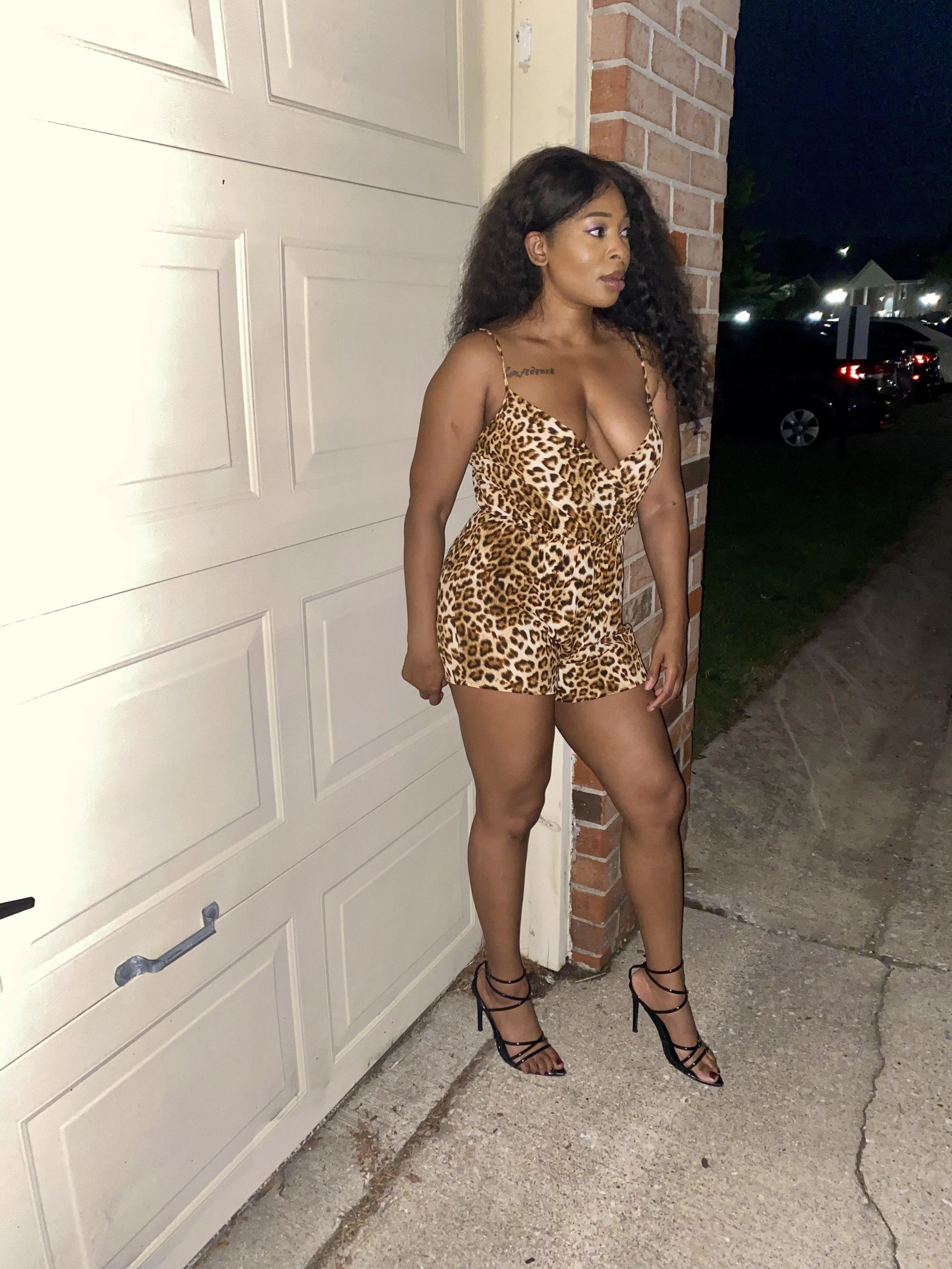 Tiffany Leopard Print Romper