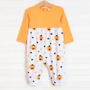 Too Sweet to Spook Romper, Orange